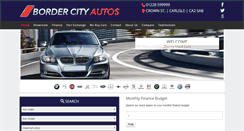Desktop Screenshot of bordercityautos.co.uk